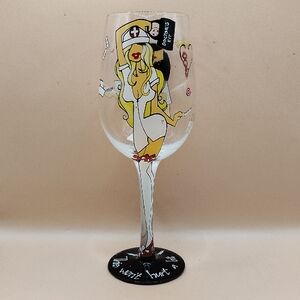 Bottoms Up TLC Wine Glass by Bottoms Up Nurse Humor Wine Glass with Nurses 2015